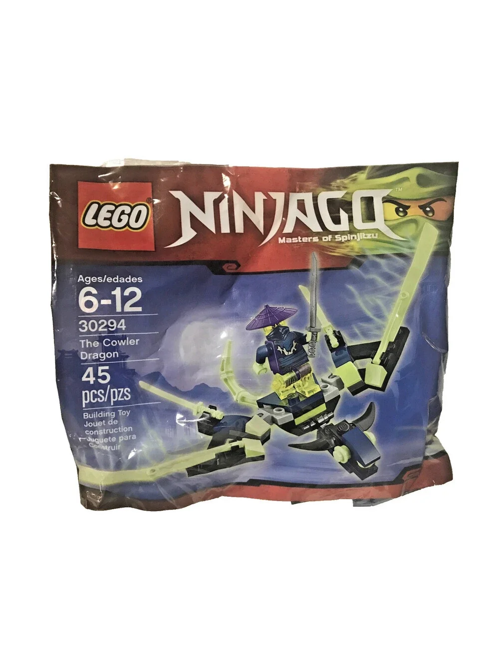 LEGO Ninjago The Cowler Dragon Polybag 30294 New Sealed